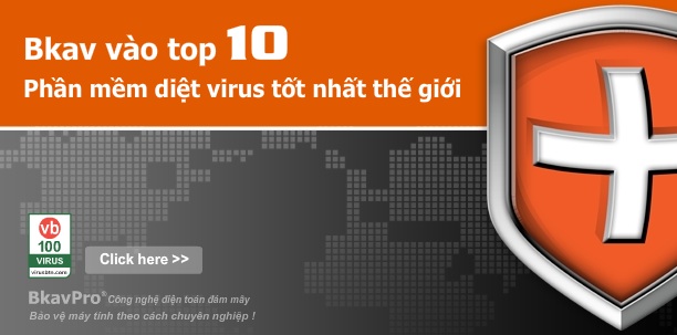 BKAV lọt vào Top 10 phần mềm diệt Virus